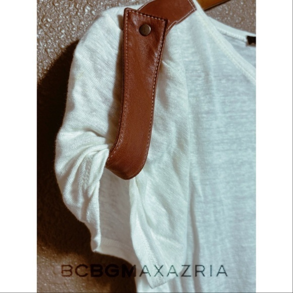 Bcbgmaxazria burnout embellished tee